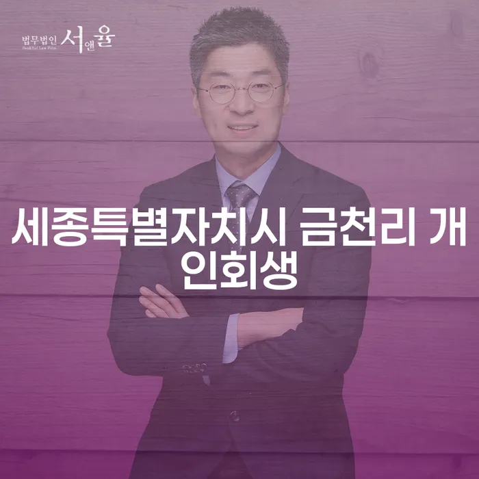 세종특별자치시 금천리 개인회생, 지금 선택해야 하는 이유는?